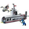 QMAN ENLIGHTEN KEEPPLEY 816 non  TÀU NGẦM TÁC CHIẾN CÙNG LẶN CÁ NHÂN 3 TRONG 1 bộ đồ chơi xếp lắp ráp ghép mô hình Military Army COMBATZONES SUBMARINE Quân Sự Bộ Đội 382 khối