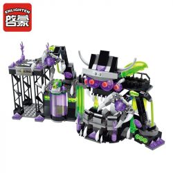 Enlighten 1613 Qman 1613 non  CĂN CỨ BỌN TỘI PHẠM bộ đồ chơi xếp lắp ráp ghép mô hình Space Adventure SPACE ADVENTURE VILLAINS ALLIANCE BASE Thám Hiểm Không Gian 398 khối