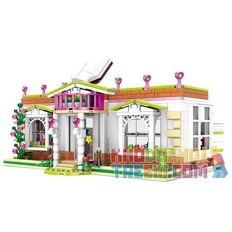 XINGBAO XB-12003 12003 XB12003 non Lego THƯ VIỆN Ở TRƯỜNG HỌC CAMPUS bộ đồ chơi xếp lắp ráp ghép mô hình City Girl CITYGIRL RAINBOW LIBRARY Thành Phố Con Gái 696 khối