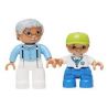 HYSTOYS HONGYUANSHENG AOLEDUOTOYS HG-1421 1421 HG1421 Xếp hình kiểu    Family House Nhà ông Ngoại 83 khối