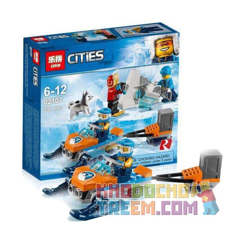 NOT Lego ARCTIC EXPLORATION TEAM 60191 Bela Lari 10992 LEPIN 02107 xếp lắp ráp ghép mô hình ĐỘI THÁM HIỂM VÙNG CỰC BẮC City Thành Phố 70 khối