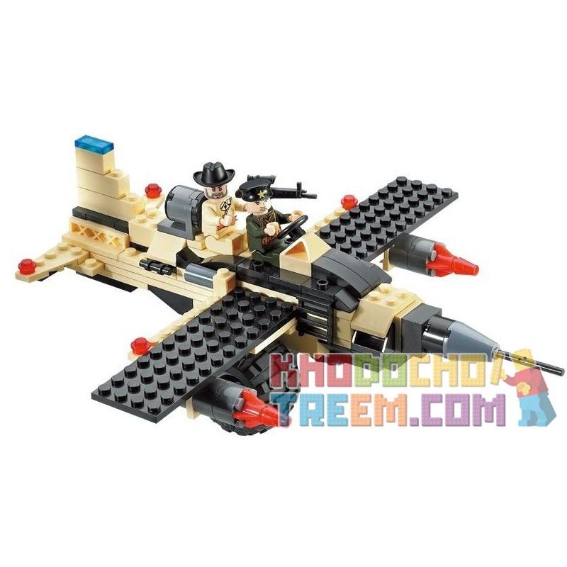 Enlighten 822 Qman 822 non  XE TẢI PHÓNG TÊN LỬA bộ đồ chơi xếp lắp ráp ghép mô hình Military Army COMBATZONES MISSILE CAR Quân Sự Bộ Đội 310 khối