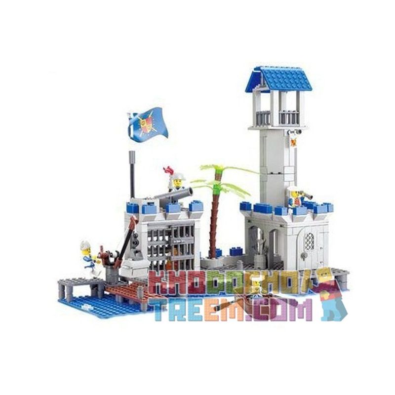 Kazi KY87012 87012 Xếp hình kiểu Lego PIRATES OF THE CARIBBEAN Navy Headquaters Trụ Sở Hải Quân 365 khối