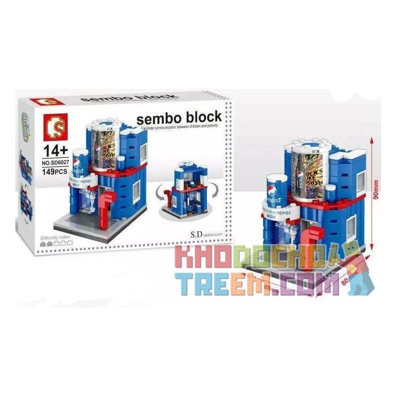 SEMBO SD6026 6026 601516 SD6027 6027 601517 SD6028 6028 SD6029 6029 non  BỘ 4 CỬA HÀNG TÚI XÁCH ĐỒ UỐNG TRÁI CÂY HOA TƯƠI bộ đồ chơi xếp lắp ráp ghép mô hình Mini Modular HOLIDAY STREET LUXURY HAPPY SODA SEMBO BLOCK FRUIT SHOP FLOWER Đường Phố Thu Nhỏ 151 khối