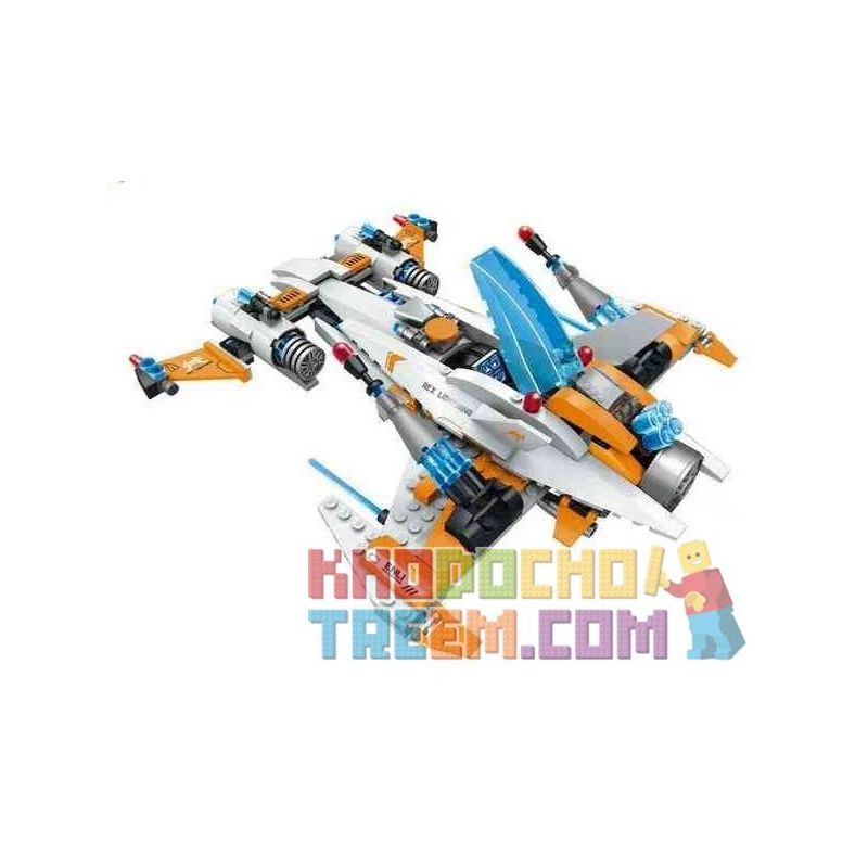 Enlighten 1615 Qman 1615 non  ĐUỔI BẮT TÀU HỦY DIỆT bộ đồ chơi xếp lắp ráp ghép mô hình Space Adventure SPACE ADVENTURE CHASE DESTROYER Thám Hiểm Không Gian 478 khối