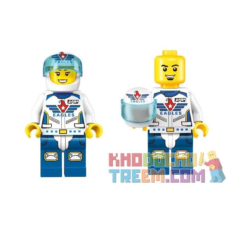 Enlighten 1125 Qman 1125 non  MÁY BAY BIỂU DIỄN bộ đồ chơi xếp lắp ráp ghép mô hình City Thành Phố 354 khối