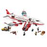GUDI 8913 non  MÁY BAY CHỞ KHÁCH CỠ LỚN HẠ CÁNH XUỐNG SÂN bộ đồ chơi xếp lắp ráp ghép mô hình City Thành Phố 856 khối
