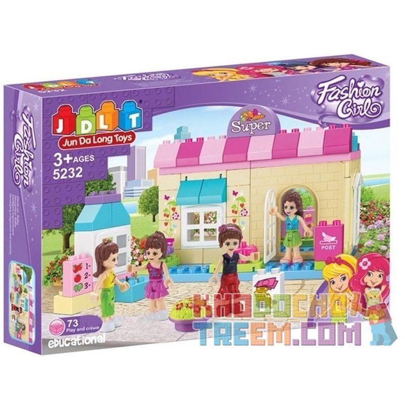  Xếp hình kiểu  Go Shopping At Supermarket With Girls Chuyến Đi Siêu Thị Thú Vị 73 khối