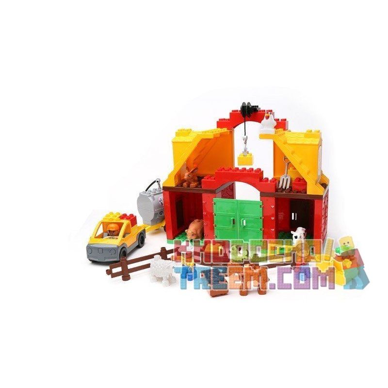 HYSTOYS HONGYUANSHENG AOLEDUOTOYS GM-5001 5001 GM5001 HG-1268 1268 HG1268 Xếp hình kiểu    Big Farm Nông Trại Nhỏ gồm 2 hộp nhỏ 76 khối HYSTOYS HONGYUANSHENG AOLEDUOTOYS GM-5001 5001 GM5001 HG-1268 1268 HG1268 Xếp hình kiểu    Big Farm Nông Trại Nhỏ gồm 2 hộp nhỏ 76 khối
