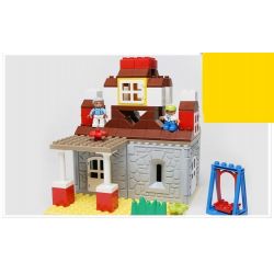 HYSTOYS HONGYUANSHENG AOLEDUOTOYS  HG-1421 1421 HG1421 Xếp hình kiểu Lego Duplo DUPLO Family House nhà ông ngoại 83 khối