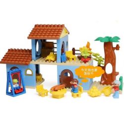 HYSTOYS HONGYUANSHENG AOLEDUOTOYS HG-1423 1423 HG1423 Xếp hình kiểu    Family House Nhà Bà Ngoại 53 khối HYSTOYS HONGYUANSHENG AOLEDUOTOYS HG-1423 1423 HG1423 Xếp hình kiểu    Family House Nhà Bà Ngoại 53 khối