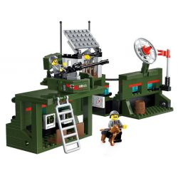 Enlighten 1713 Qman 1713 non  PHÒNG THỦ BẦU TRỜI bộ đồ chơi xếp lắp ráp ghép mô hình Tactical Espionage Action TACTICAL ESPIONAGE ACTION COMBAT ZONES FIRE Chiến Thuật Quân Sự 687 khối