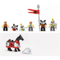 HYSTOYS HONGYUANSHENG AOLEDUOTOYS HG-1312 1312 HG1312 Xếp hình kiểu    Castle Đánh Chiếm Lâu đài Trung Cổ 2 Tầng 82 khối