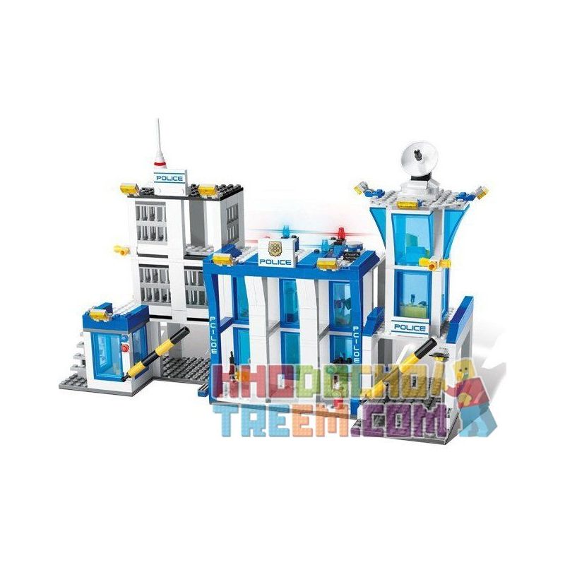 GUDI 9320 non  XE TÙ BINH CẢNH SÁT bộ đồ chơi xếp lắp ráp ghép mô hình City POLICE Thành Phố 870 khối GUDI 9320 non  XE TÙ BINH CẢNH SÁT bộ đồ chơi xếp lắp ráp ghép mô hình City POLICE Thành Phố 870 khối