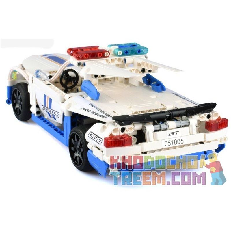 DOUBLEE CADA C51006 51006 C51006D 51006D non  XE CẢNH SÁT bộ đồ chơi xếp lắp ráp ghép mô hình  GT POLICE CAR Kỹ Thuật Công Nghệ Cao Mô Hình Phương Tiện 430 khối