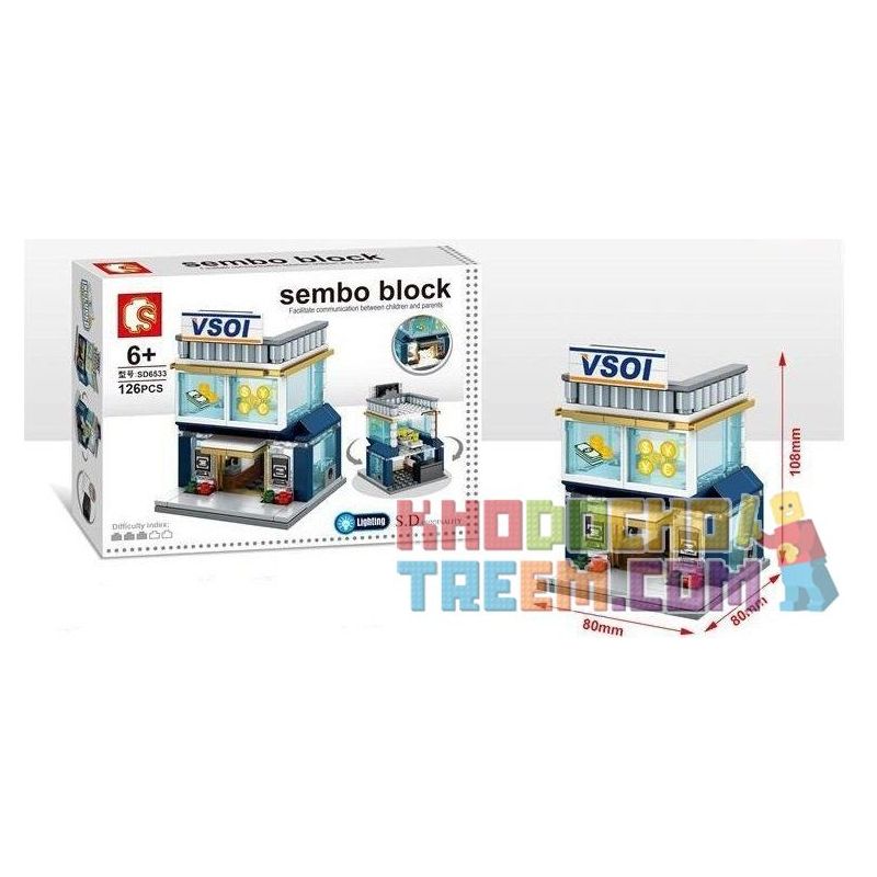 SEMBO WEKKI VIGGI SD6532 6532 SD6533 6533 SD6534 6534 SD6535 6535 non  CỬA HÀNG BMW MINI TỔ CHỨC TÀI CHÍNH VISA CHẾ ĐỘ XEM PHỐ THU NHỎ FEDEX BÁO LIÊN QUAN bộ đồ chơi xếp lắp ráp ghép mô hình Mini Modular SEMBO BLOCK Đường Phố Thu Nhỏ 160 khối