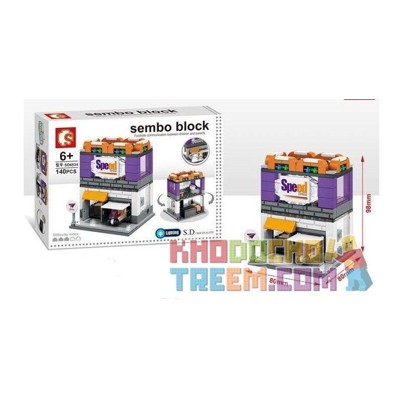 SEMBO WEKKI VIGGI SD6532 6532 SD6533 6533 SD6534 6534 SD6535 6535 non  CỬA HÀNG BMW MINI TỔ CHỨC TÀI CHÍNH VISA CHẾ ĐỘ XEM PHỐ THU NHỎ FEDEX BÁO LIÊN QUAN bộ đồ chơi xếp lắp ráp ghép mô hình Mini Modular SEMBO BLOCK Đường Phố Thu Nhỏ 160 khối