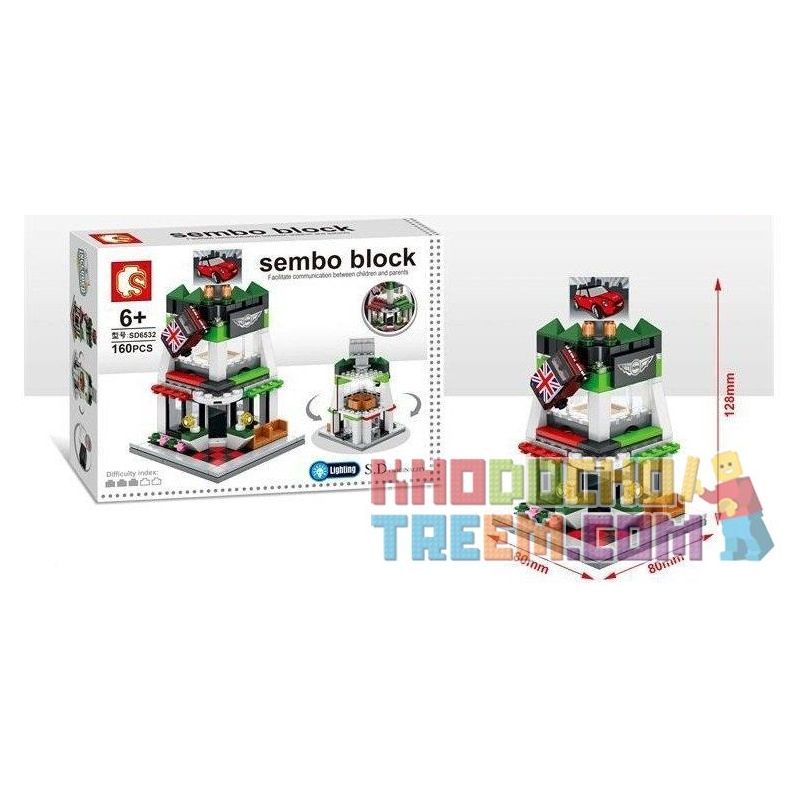 SEMBO WEKKI VIGGI SD6532 6532 SD6533 6533 SD6534 6534 SD6535 6535 non  CỬA HÀNG BMW MINI TỔ CHỨC TÀI CHÍNH VISA CHẾ ĐỘ XEM PHỐ THU NHỎ FEDEX BÁO LIÊN QUAN bộ đồ chơi xếp lắp ráp ghép mô hình Mini Modular SEMBO BLOCK Đường Phố Thu Nhỏ 160 khối