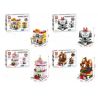 SEMBO WEKKI VIGGI SD6524 6524 SD6525 6525 SD6526 6526 SD6527 6527 non  CHẾ ĐỘ XEM PHỐ THU NHỎ DHL LOGISTICS EXPRESS CỬA HÀNG HONDA 4S ÁO CƯỚI RẠP XIẾC bộ đồ chơi xếp lắp ráp ghép mô hình Mini Modular SEMBO BLOCK DHL HONOA WEDDING DRESS CIRCUS TROUPE Đường Phố Thu Nhỏ 163 khối