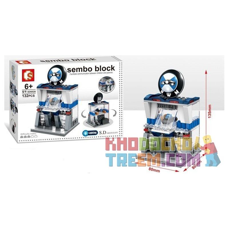 SEMBO WEKKI VIGGI SD6528 6528 SD6529 6529 SD6531 6531 SD6530 6530 non  CỬA HÀNG XE 4S QUẦY BAR PHỤC VỤ COCKTAIL SÀN GIAO DỊCH CHỨNG KHOÁN HỘI TRƯỜNG MA THUẬT HỀ bộ đồ chơi xếp lắp ráp ghép mô hình Mini Modular SEMBO BLOCK Đường Phố Thu Nhỏ 177 khối