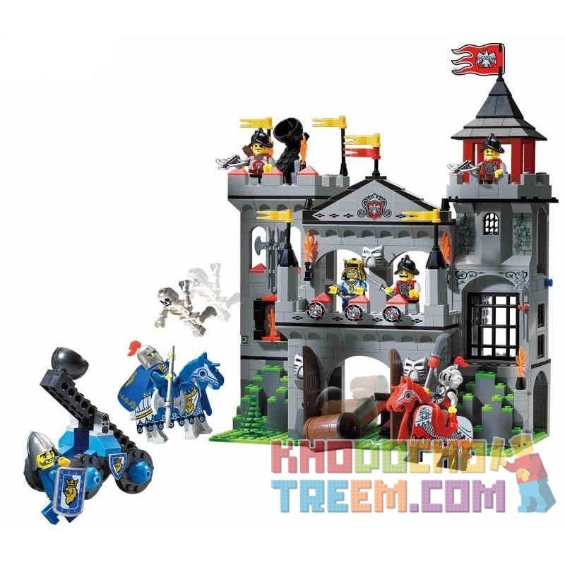 Enlighten 1021 Qman 1021 KEEPPLEY 1021 Xếp hình kiểu Lego Castle Knights Flying Eagle Castle Tấn Công Lâu đài đại Bàng 568 khối Enlighten 1021 Qman 1021 KEEPPLEY 1021 Xếp hình kiểu Lego Castle Knights Flying Eagle Castle Tấn Công Lâu đài đại Bàng 568 khối