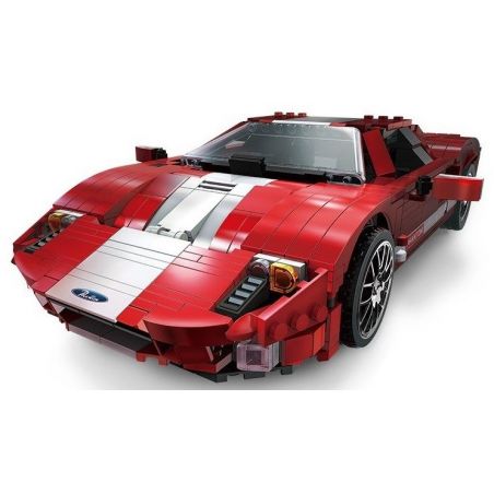 MouldKing 10001 Mould King 10001 REBRICKABLE MOC-20825 20825 MOC20825 XINGBAO XB-03011 03011 XB03011 non  SIÊU XE bộ đồ chơi xếp lắp ráp ghép mô hình Creator FORD GT Sáng Tạo 919 khối
