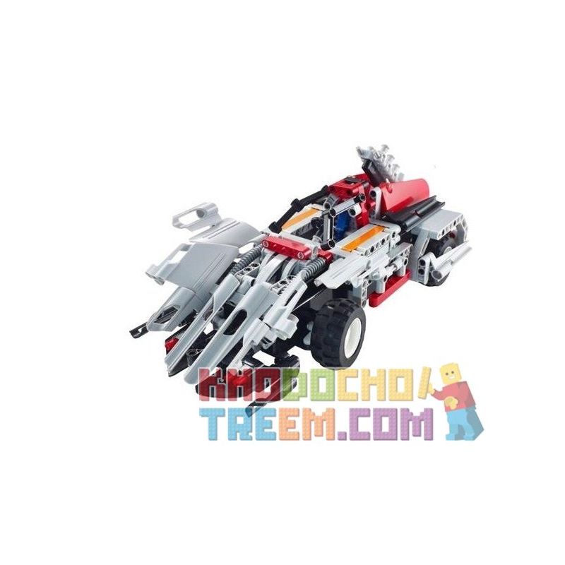 QIHUI 8009 non  CỖ XE LƯỠI ĐAO bộ đồ chơi xếp lắp ráp ghép mô hình  SHADOW SABER Kỹ Thuật Công Nghệ Cao Mô Hình Phương Tiện 408 khối