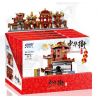 XINGBAO XB-01101 01101 XB01101 non  TIỆM THUỐC KHÁCH ĐIẾM TRANG SỨC LÒ RÈN bộ đồ chơi xếp lắp ráp ghép mô hình Mini Modular ZHONG HUA STREET Đường Phố Thu Nhỏ 1393 khối