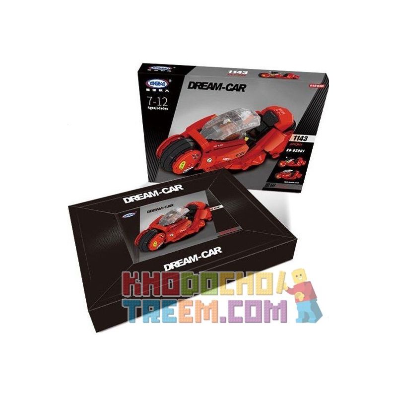 XINGBAO XB-03001 03001 XB03001 non  XE MÁY CỦA KANEDA bộ đồ chơi xếp lắp ráp ghép mô hình Creator KANEDA'S BIKE Sáng Tạo 919 khối