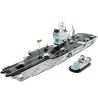 AUSINI 22111 Enlighten 113 Qman 113 non  TÀU SÂN BAY bộ đồ chơi xếp lắp ráp ghép mô hình Military Army COMBATZONES AIRCRAFT CARRIER Quân Sự Bộ Đội 990 khối