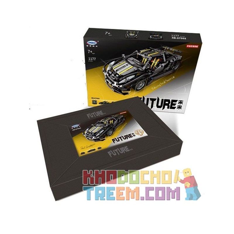 XINGBAO XB-07002 07002 XB07002 non  SIÊU XE Ô TÔ bộ đồ chơi xếp lắp ráp ghép mô hình  BALISONG SMALL SUPERCAR Kỹ Thuật Công Nghệ Cao Mô Hình Phương Tiện 1177 khối