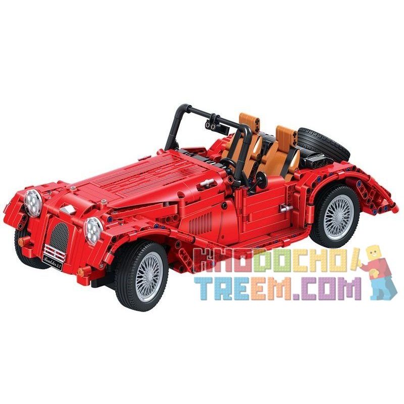 Winner 7062 non Lego Ô TÔ 4 BÁNH tỷ lệ 1:10 bộ đồ chơi xếp lắp ráp ghép mô hình Technic THE RED CONVERTIBLE CAR Kỹ Thuật Công Nghệ Cao Mô Hình Phương Tiện 1141 khối