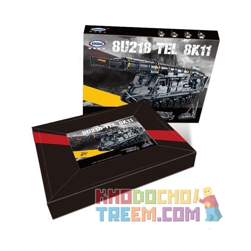 XINGBAO XB-06005 06005 XB06005 non  TÊN LỬA 8U218 TEL 8K11 bộ đồ chơi xếp lắp ráp ghép mô hình Creator Sáng Tạo 1750 khối