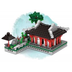 XINGBAO XB-01110 01110 XB01110 non  NHÀ VƯỜN CỔ Ở TÔ CHÂU bộ đồ chơi xếp lắp ráp ghép mô hình Mini Modular GARDEN SUZHOU Đường Phố Thu Nhỏ 2479 khối