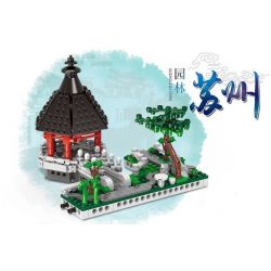 XINGBAO XB-01110 01110 XB01110 non  NHÀ VƯỜN CỔ Ở TÔ CHÂU bộ đồ chơi xếp lắp ráp ghép mô hình Mini Modular GARDEN SUZHOU Đường Phố Thu Nhỏ 2479 khối