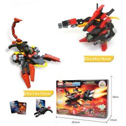 GUDI 9908 non  PINBALL MEN BLOOD SCORPION bộ đồ chơi xếp lắp ráp ghép mô hình Transformers Robot Đại Chiến Người Máy Biến Hình 133 khối GUDI 9908 non  PINBALL MEN BLOOD SCORPION bộ đồ chơi xếp lắp ráp ghép mô hình Transformers Robot Đại Chiến Người Máy Biến Hình 133 khối