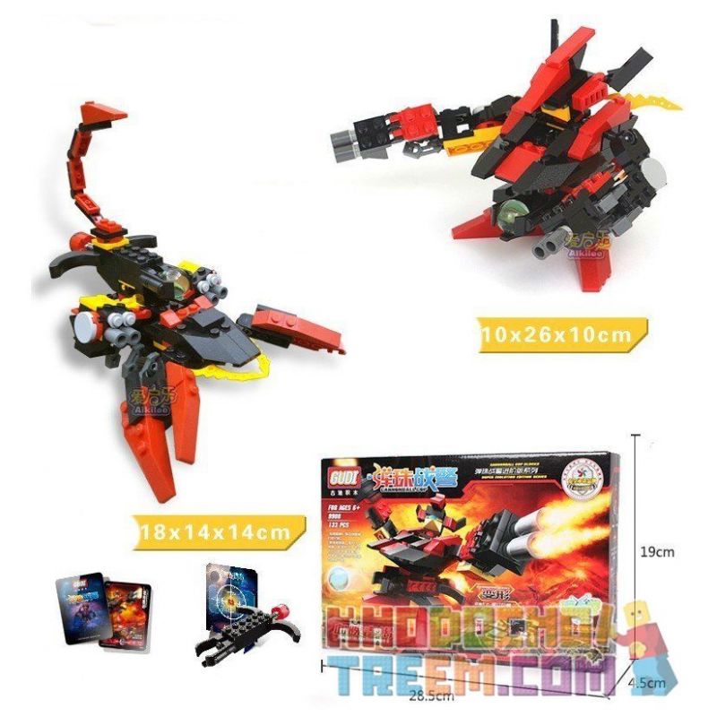GUDI 9908 non  PINBALL MEN BLOOD SCORPION bộ đồ chơi xếp lắp ráp ghép mô hình Transformers Robot Đại Chiến Người Máy Biến Hình 133 khối GUDI 9908 non  PINBALL MEN BLOOD SCORPION bộ đồ chơi xếp lắp ráp ghép mô hình Transformers Robot Đại Chiến Người Máy Biến Hình 133 khối