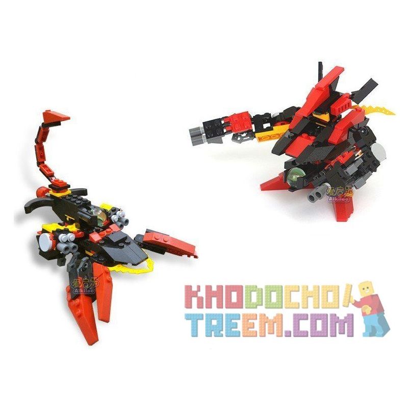 GUDI 9908 Xếp hình kiểu Lego TRANSFORMERS Death Stalker Scorpion Rô Bốt Biến Hình Bọ Cạp Chết Chóc Bắn đại Bác Tròn 133 khối GUDI 9908 Xếp hình kiểu Lego TRANSFORMERS Death Stalker Scorpion Rô Bốt Biến Hình Bọ Cạp Chết Chóc Bắn đại Bác Tròn 133 khối