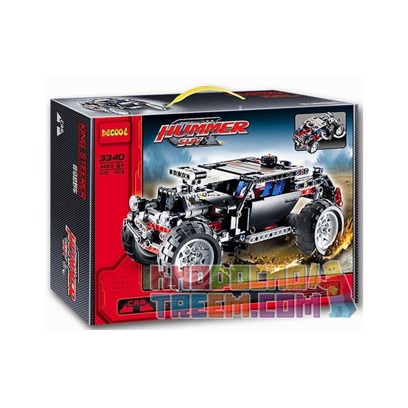 NOT LEGO Technic 8081 Extreme Cruiser, Decool 3340 Jisi 3340 Xếp hình ô Tô Hummer SUV (Mẫu 1) 590 khối NOT LEGO Technic 8081 Extreme Cruiser, Decool 3340 Jisi 3340 Xếp hình ô Tô Hummer SUV (Mẫu 1) 590 khối