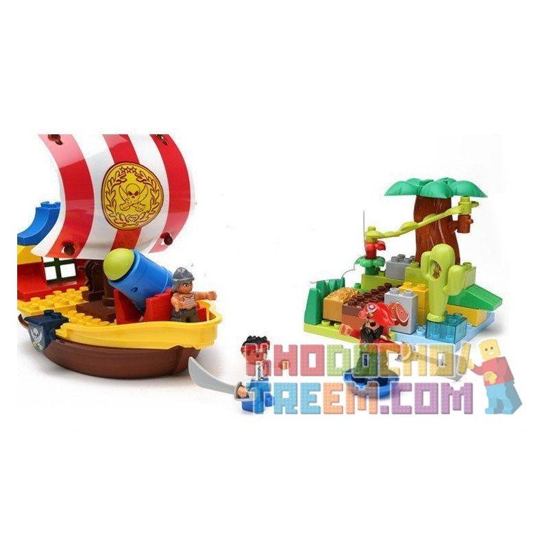 NOT Lego Duplo DUPLO 10514 Jake's Pirate Ship Bucky Jack And The ...