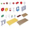 HYSTOYS HONGYUANSHENG AOLEDUOTOYS HG-1421 1421 HG1421 Xếp hình kiểu    Family House Nhà ông Ngoại 83 khối