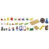 HYSTOYS HONGYUANSHENG AOLEDUOTOYS HG-1444 1444 HG1444 Xếp hình kiểu    Playground Set With Storage Khu Vui Chơi Thiên đường 52 khối