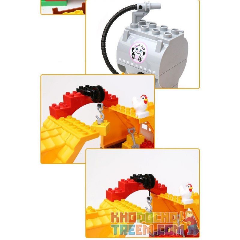HYSTOYS HONGYUANSHENG AOLEDUOTOYS GM-5001 5001 GM5001 HG-1268 1268 HG1268 Xếp hình kiểu    Big Farm Nông Trại Nhỏ gồm 2 hộp nhỏ 76 khối HYSTOYS HONGYUANSHENG AOLEDUOTOYS GM-5001 5001 GM5001 HG-1268 1268 HG1268 Xếp hình kiểu    Big Farm Nông Trại Nhỏ gồm 2 hộp nhỏ 76 khối
