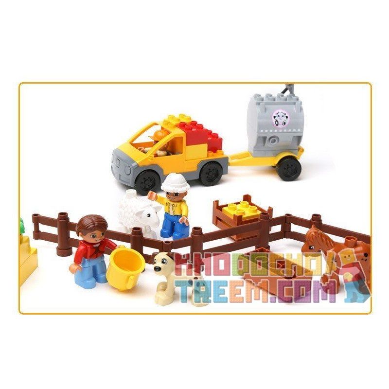 HYSTOYS HONGYUANSHENG AOLEDUOTOYS GM-5001 5001 GM5001 HG-1268 1268 HG1268 Xếp hình kiểu    Big Farm Nông Trại Nhỏ gồm 2 hộp nhỏ 76 khối HYSTOYS HONGYUANSHENG AOLEDUOTOYS GM-5001 5001 GM5001 HG-1268 1268 HG1268 Xếp hình kiểu    Big Farm Nông Trại Nhỏ gồm 2 hộp nhỏ 76 khối