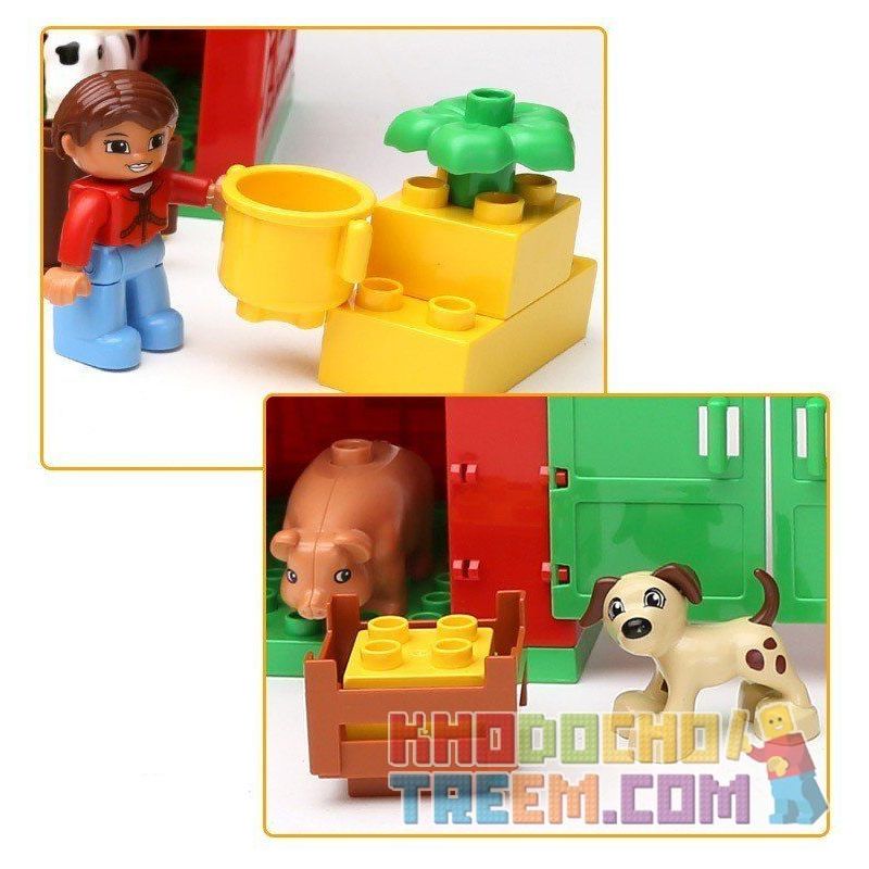 HYSTOYS HONGYUANSHENG AOLEDUOTOYS GM-5001 5001 GM5001 HG-1268 1268 HG1268 Xếp hình kiểu    Big Farm Nông Trại Nhỏ gồm 2 hộp nhỏ 76 khối HYSTOYS HONGYUANSHENG AOLEDUOTOYS GM-5001 5001 GM5001 HG-1268 1268 HG1268 Xếp hình kiểu    Big Farm Nông Trại Nhỏ gồm 2 hộp nhỏ 76 khối