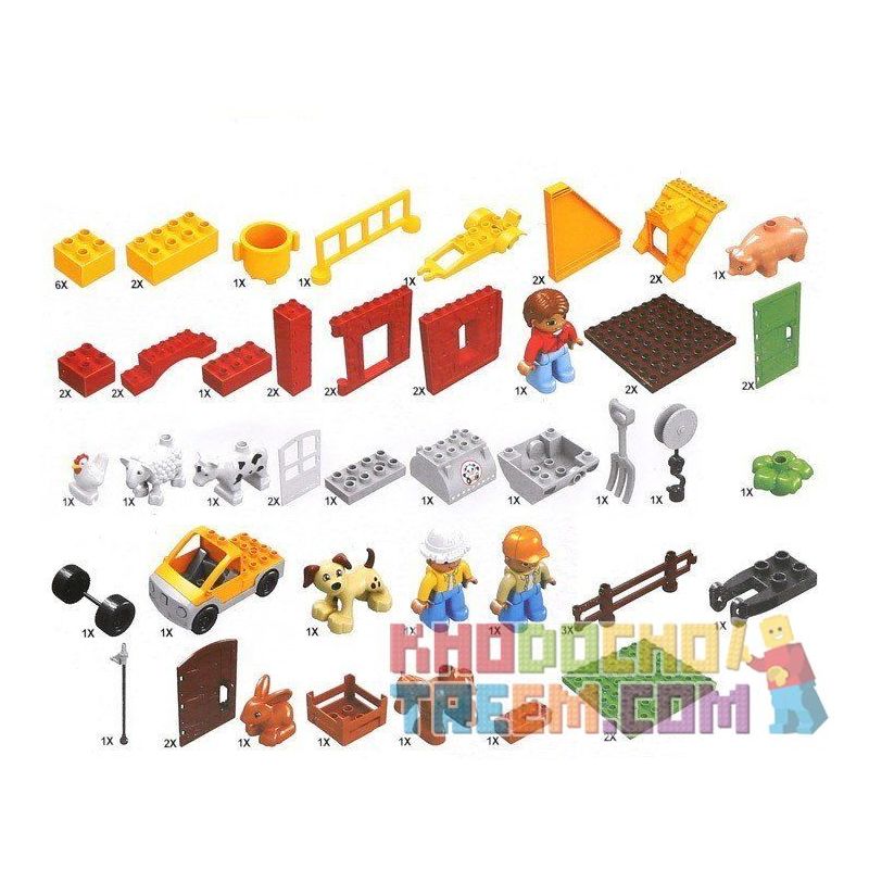 HYSTOYS HONGYUANSHENG AOLEDUOTOYS GM-5001 5001 GM5001 HG-1268 1268 HG1268 Xếp hình kiểu    Big Farm Nông Trại Nhỏ gồm 2 hộp nhỏ 76 khối HYSTOYS HONGYUANSHENG AOLEDUOTOYS GM-5001 5001 GM5001 HG-1268 1268 HG1268 Xếp hình kiểu    Big Farm Nông Trại Nhỏ gồm 2 hộp nhỏ 76 khối