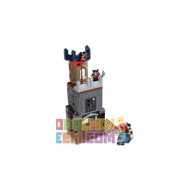 NOT LEGO Duplo 4779 Defence Tower, Hystoys HongYuanSheng Aoleduotoys HG-1316 Xếp hình tháp canh phòng thủ 64 khối NOT LEGO Duplo 4779 Defence Tower, Hystoys HongYuanSheng Aoleduotoys HG-1316 Xếp hình tháp canh phòng thủ 64 khối