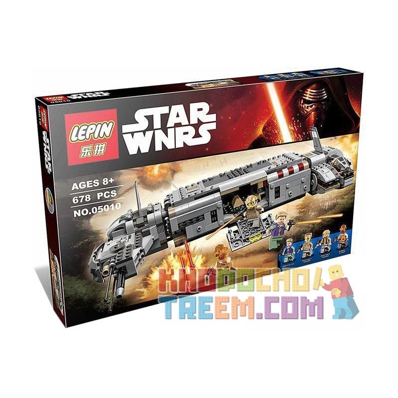 NOT Lego RESISTANCE TROOP TRANSPORTER 75140 Bela Lari 10577 LEPIN 05010 xếp lắp ráp ghép mô hình TÀU VẬN CHUYỂN CỦA QUÂN KHÁNG CHIẾN Star Wars Chiến Tranh Giữa Các Vì Sao 646 khối