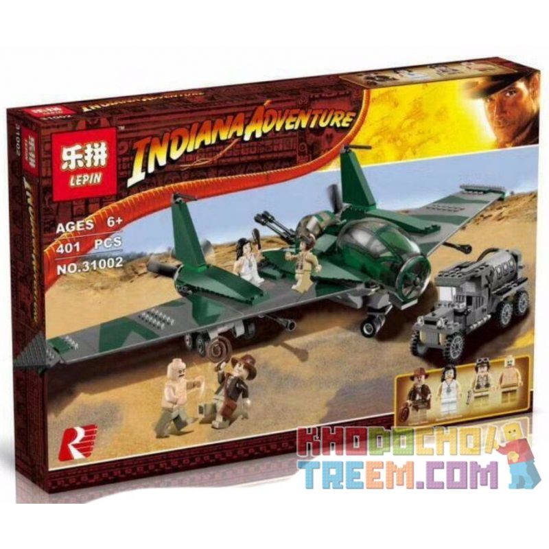 NOT Lego INDIANA JONES 7683 Fight On The Flying Wing