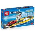 NOT Lego FERRY 60119 LEPIN 02045 xếp lắp ráp ghép mô hình BẾN PHÀ CHIẾC PHÀ City Thành Phố 301 khối